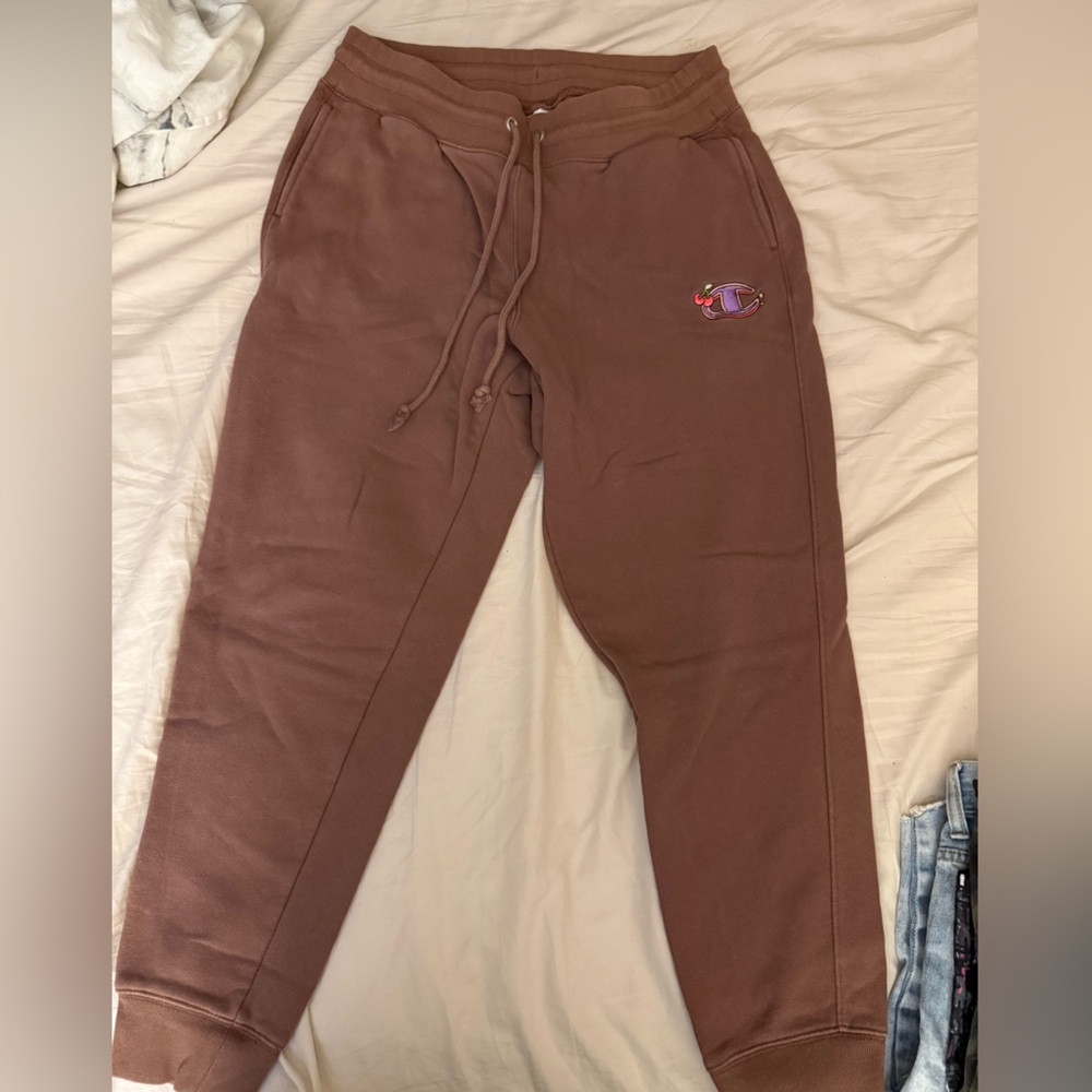Champion Brown Sweatpants Comfortable Athletic Wear